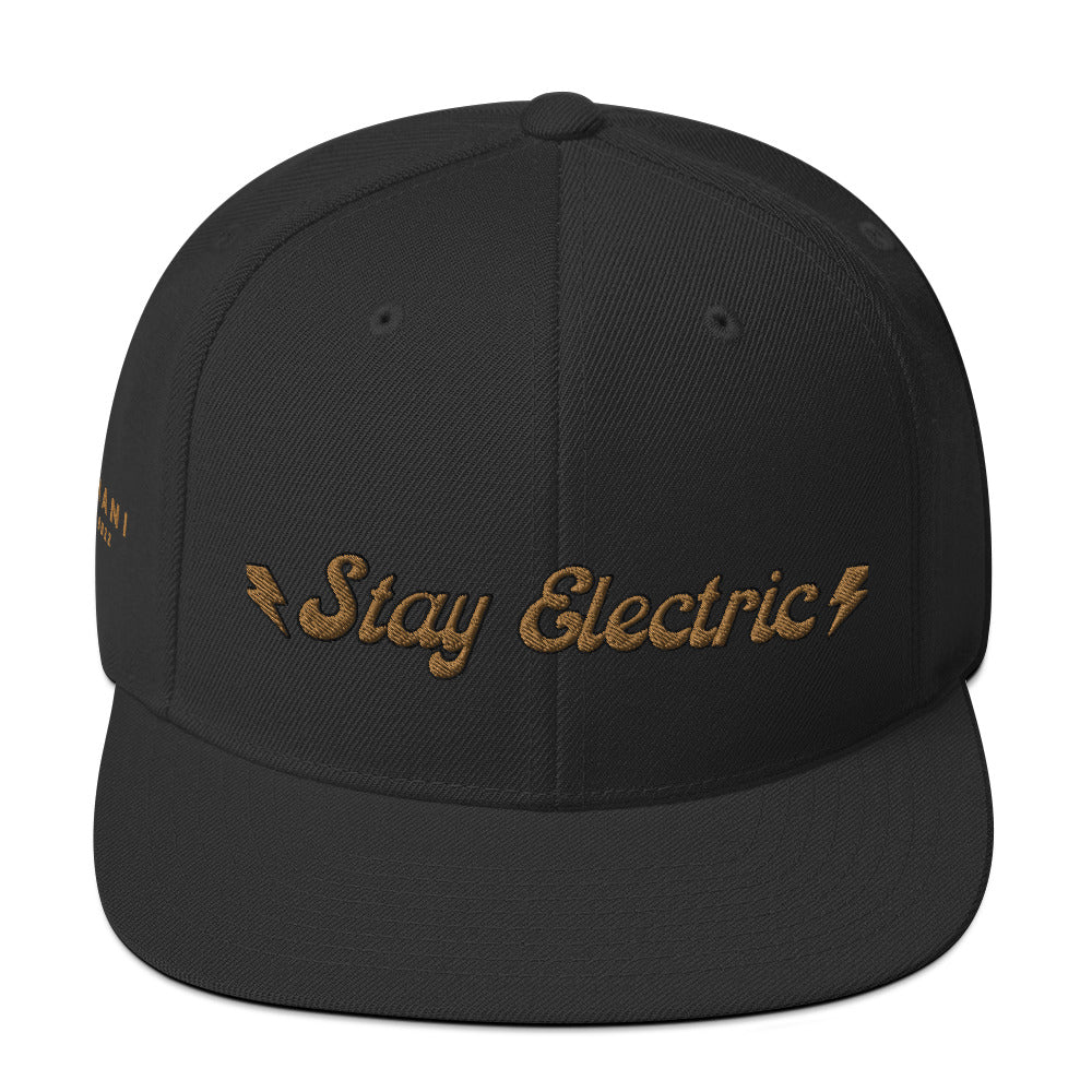 Electric snapback hat discount