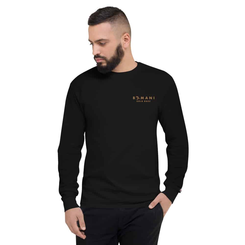 BOMANI - Men's Long Sleeve Shirt With Left Chest Embroidery